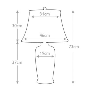 Lampe a poser Blue Traditional