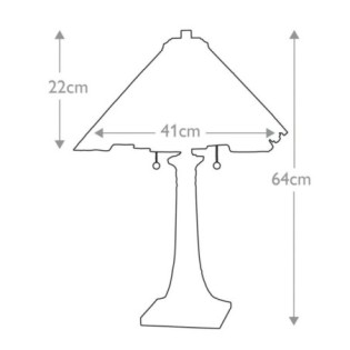 Lampe a poser Inglenook (2 lumières)