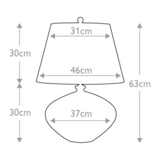 Lampe a poser Rib Pumpkin