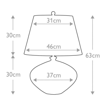 Lampe a poser Rib Pumpkin