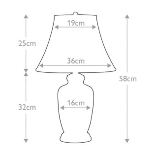 Lampe a poser Silverthistle