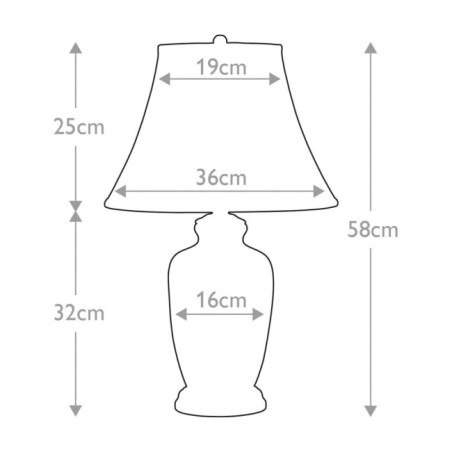 Lampe a poser Silverthistle