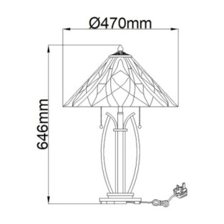 Lampe a poser Victory (2 lumières)