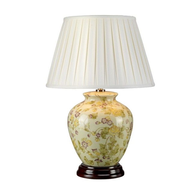Lampe a poser Fleurs Jaunes