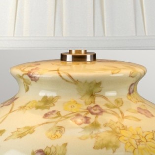 Lampe a poser Fleurs Jaunes