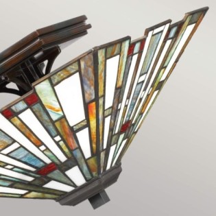 Plafonnier de plafond Maybeck (2 lumières)