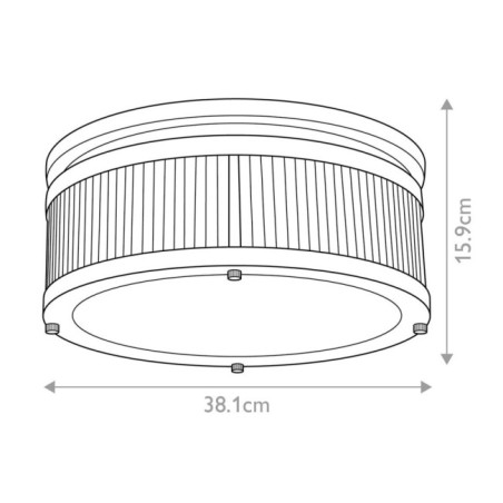 Plafonnier Paulson (4 lumières)