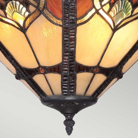 Semiplafond de plafond Cambridge (2 lumières)