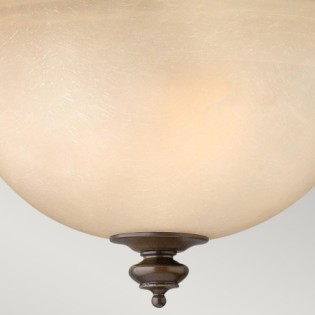 Semiplafond de plafond Dunhill (2 lumières)
