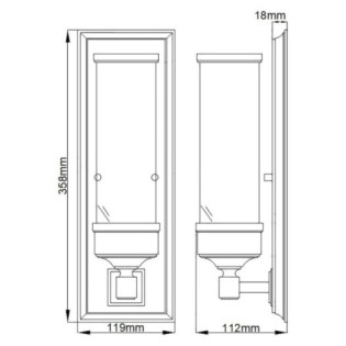 Aplique murale pour salles de bains Cambridge