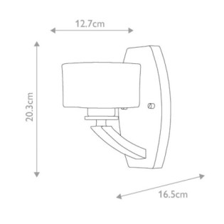 Aplique murale pour salles de bains Meridian