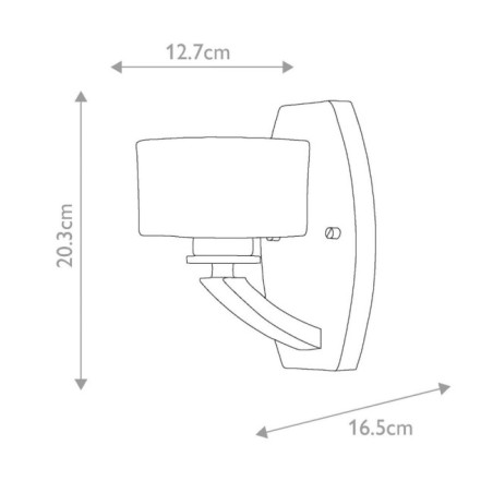 Aplique murale pour salles de bains Meridian