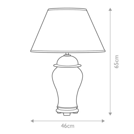 Lampe a poser Oxblood II