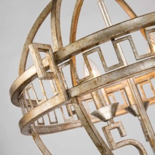 Lampe de plafond Lemuria Globe (3 lumières)