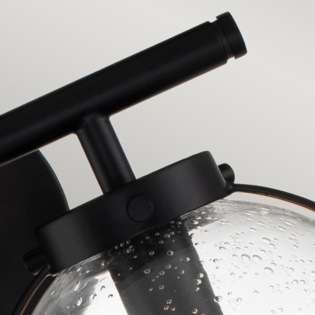 Applique pour salles de bains Hollis Transparent (2 lumières)