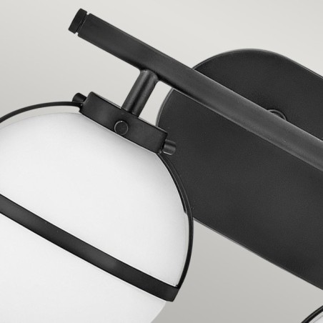 Applique pour salles de bains Hollis Opal (2 lumières)