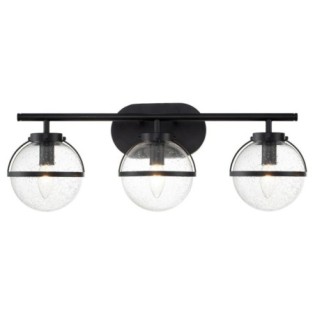 Applique pour salles de bains Hollis Transparent (3 lumières) - Elstead - Lampes.es