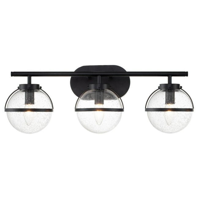 Applique pour salles de bains Hollis Transparent (3 lumières) - Elstead - Lampes.es