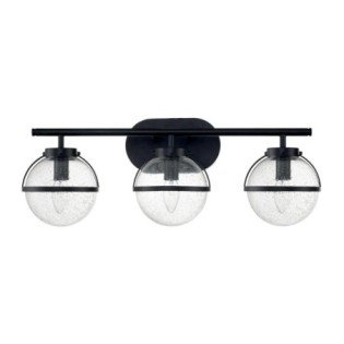 Applique pour salles de bains Hollis Transparent (3 lumières) - Elstead - Lampes.es