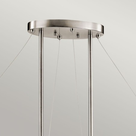 Lampe de plafond Silver Coral II (4 lumières)