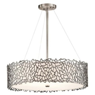 Lampe de plafond Silver Coral (4 lumières)