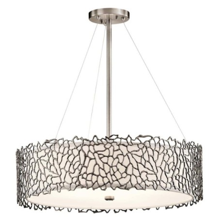 Lampe de plafond Silver Coral (4 lumières)