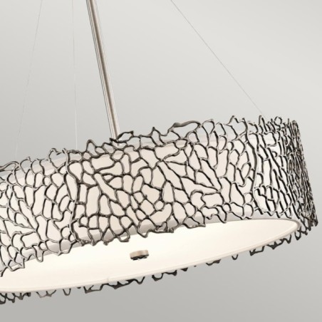 Lampe de plafond Silver Coral (4 lumières)