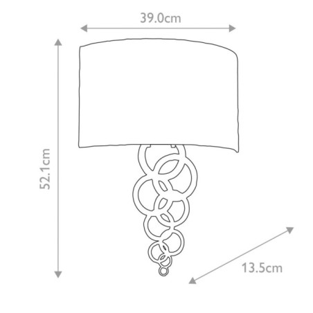 Aplique murale Curtis (2 lumières)