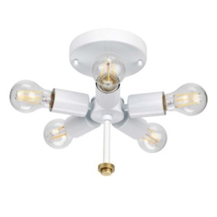 Plafonnier de plafond Fletcher Flush 26 (5 lumières)