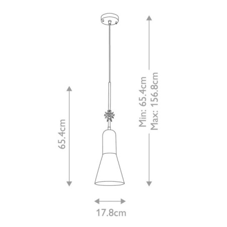 Lampe de plafond Etoile M