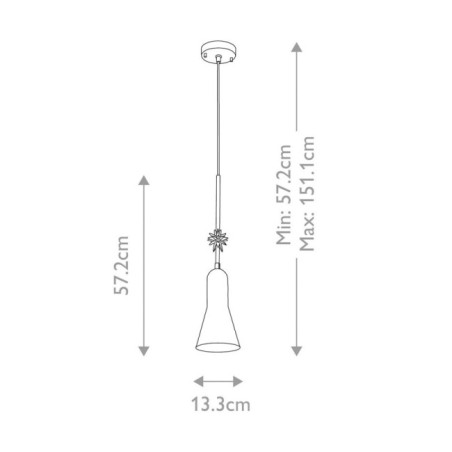 Lampe de plafond Etoile S - Elstead - Lampes.es