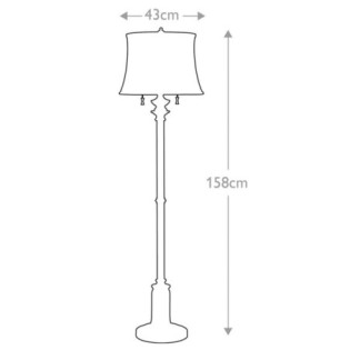 Lampe sur pied Stateroom (2 lumières)