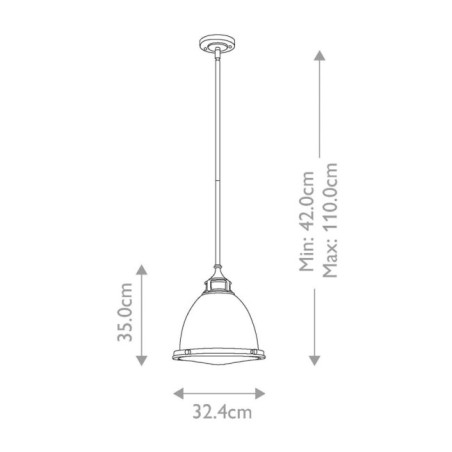 Lampe de plafond Amelia M