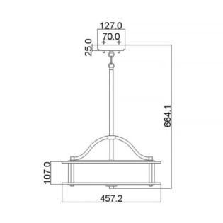 Lampe de plafond Emory (3 lumières)