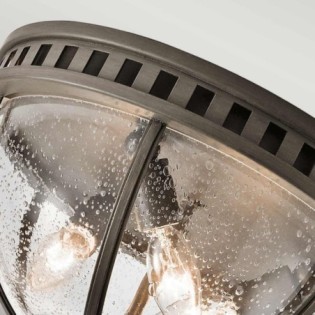 Plafonnier de plafond Halleron (3 lumières)