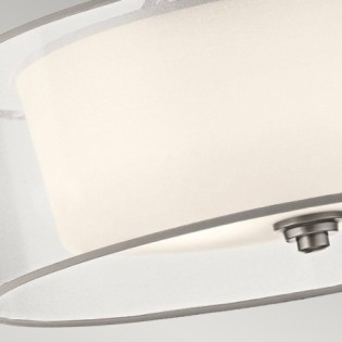 Plafonnier semi-encastré Lacey (4 lumières)