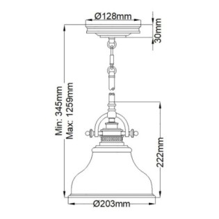 Lampe de plafond Emery S