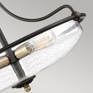 Plafonnier semi-encastré Griffin (3 lumières)