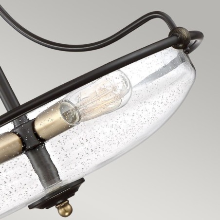 Plafonnier semi-encastré Griffin (3 lumières)