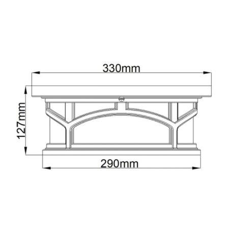 Plafonnier Marblehead (2 lumières)