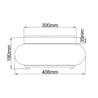 Plafonnier de plafond Trilogy (3 lumières)