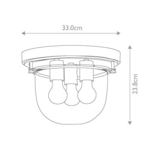 Plafonnier Whistling (3 lumières)