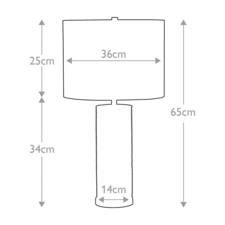 Lampe a poser Ripple