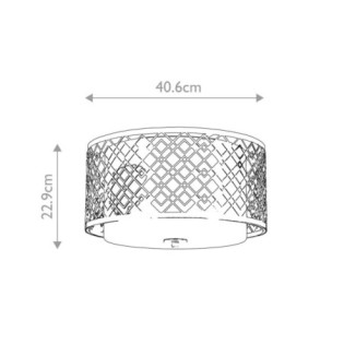 Plafonnier Ziggy (2 lumières)