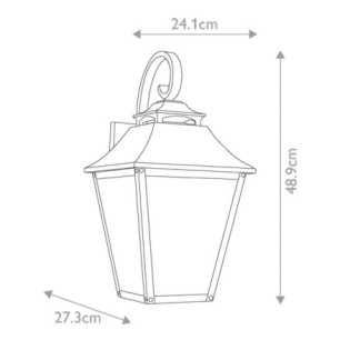 Applique murale d'extérieur Galena (3 lumières)