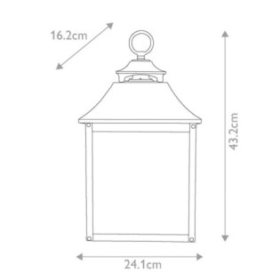 Applique murale d'extérieur Galena (2 lumières)