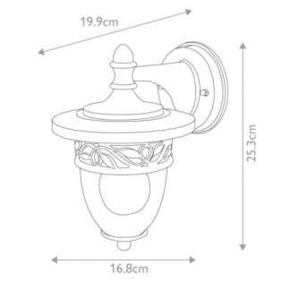 Applique murale d'extérieur Burford