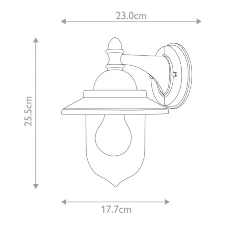 Applique murale d'extérieur Sandown