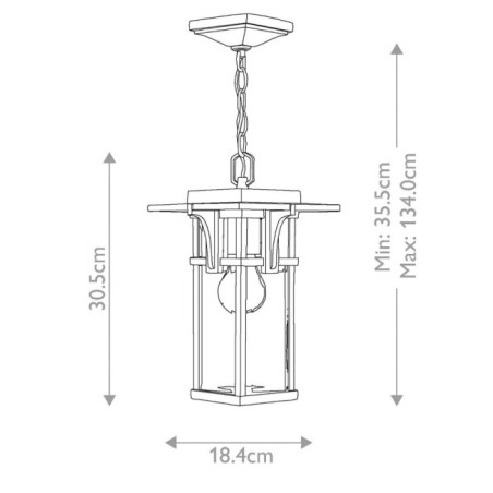 Suspension extérieure Manhattan