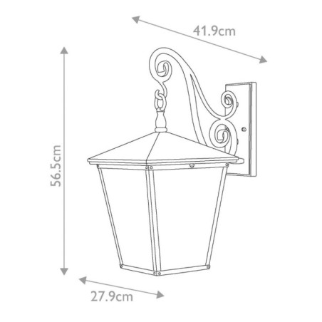 Applique murale d'extérieur Trellis (4 lumières)